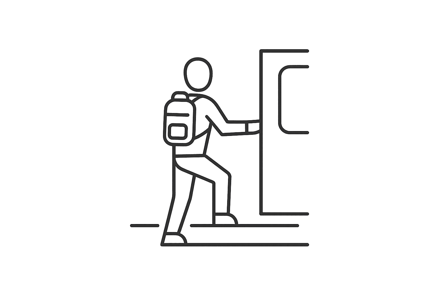 3. Get on Board & Enjoy icon